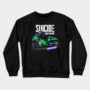 Motorcycle drag racing Crewneck Sweatshirt